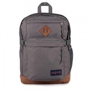 Jansport SUEDE CAMPUS Laptop Sırt Çantası Koyu Gri | TR3231ZG