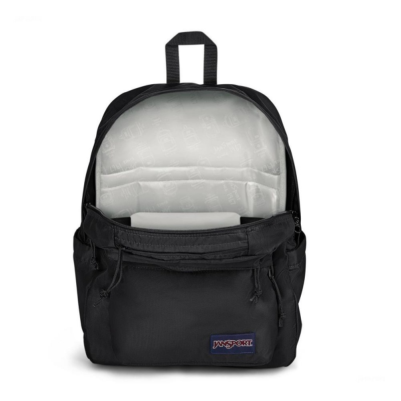 Jansport Double Break Laptop Sırt Çantası Siyah | TR3160ZG