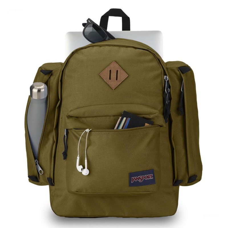 Jansport Field Pack Laptop Sırt Çantası Yeşil | TR3179QZ