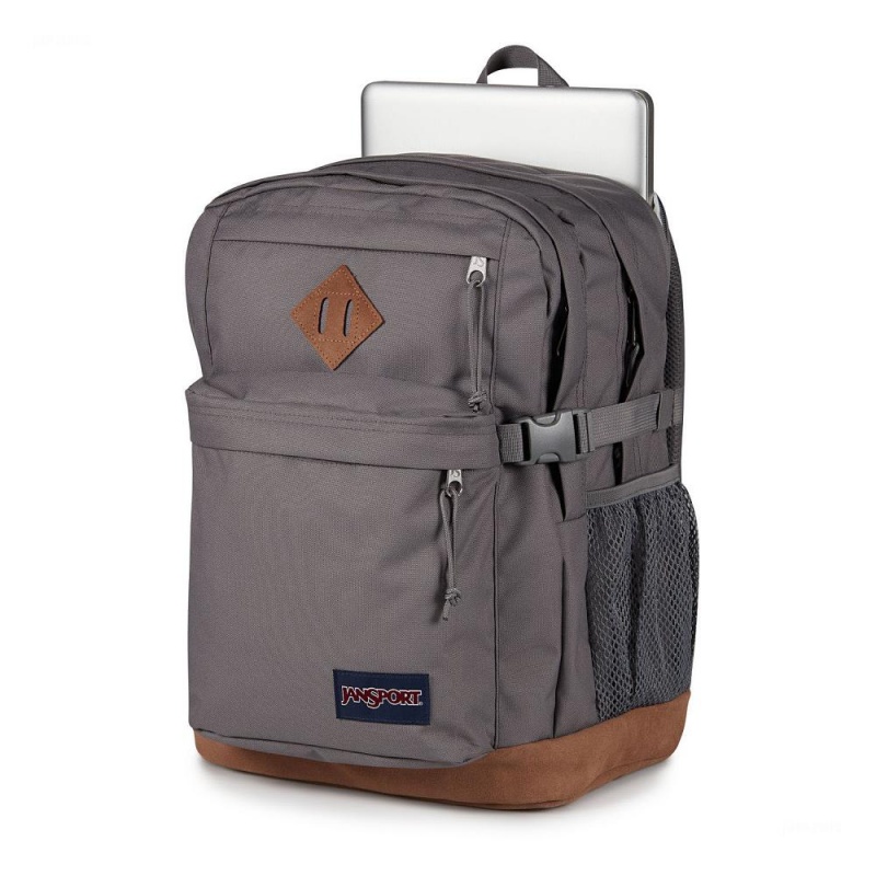 Jansport SUEDE CAMPUS Sırt Çantası Koyu Gri | TR3081WY