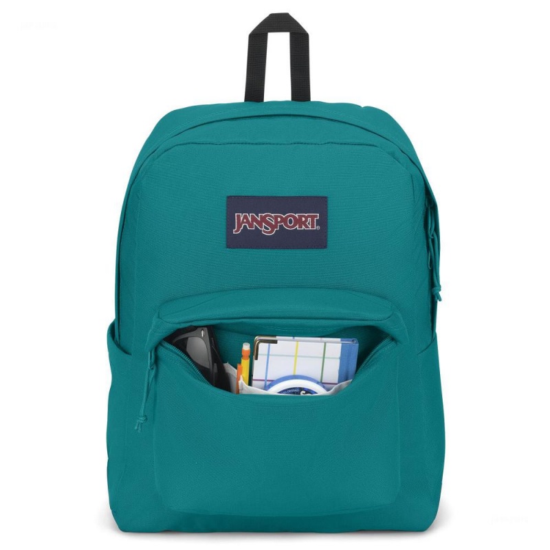 Jansport SuperBreak® Plus Laptop Sırt Çantası Koyu Yeşil | TR3238DN