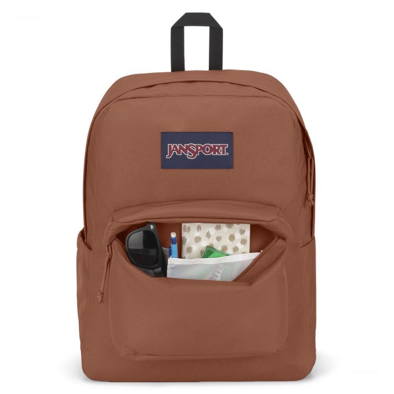 Jansport SuperBreak® Plus Laptop Sırt Çantası Kahverengi | TR3249WY