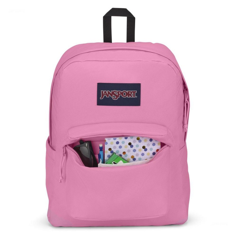 Jansport SuperBreak® Plus Laptop Sırt Çantası Pembe | TR3263GL