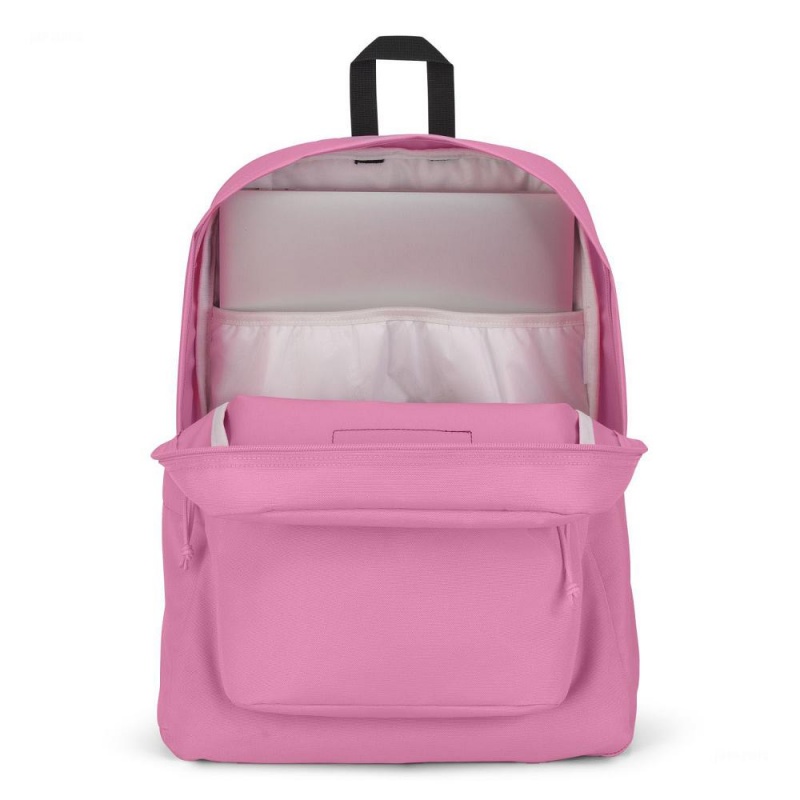 Jansport SuperBreak® Plus Laptop Sırt Çantası Pembe | TR3263GL