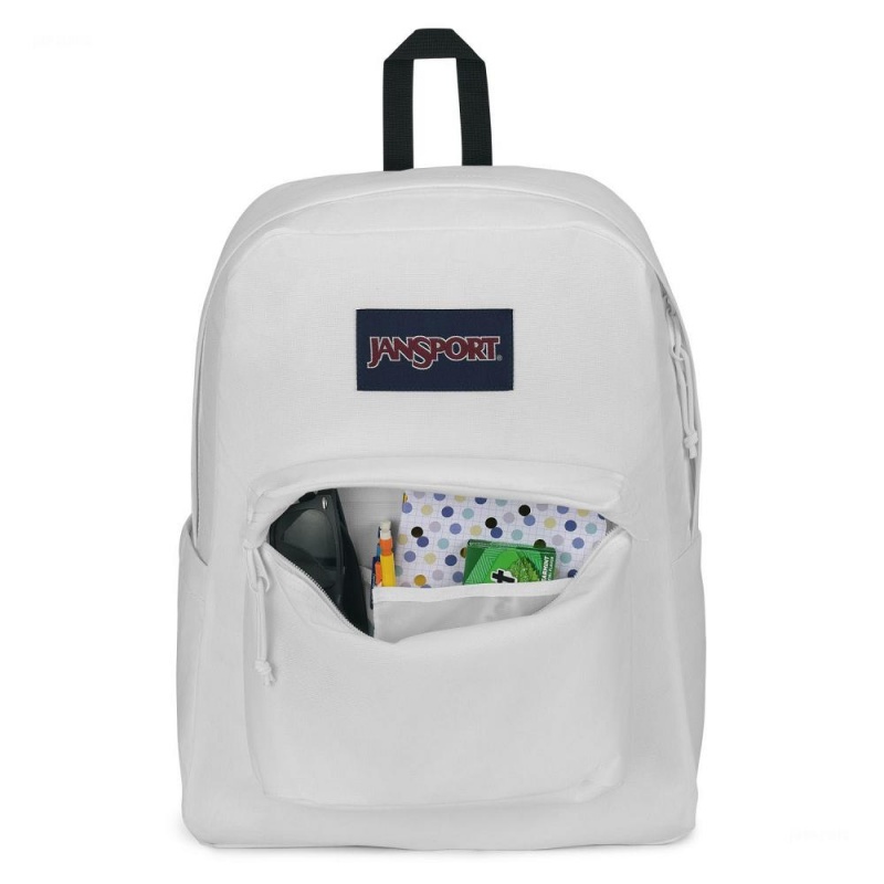 Jansport SuperBreak® Plus Laptop Sırt Çantası Beyaz | TR3268PQ