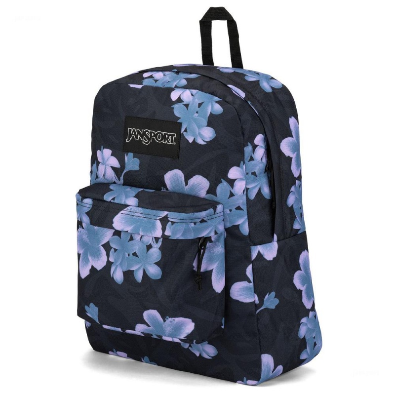 Jansport SuperBreak® Plus - Laptop Sırt Çantası Siyah Mavi | TR3107WY