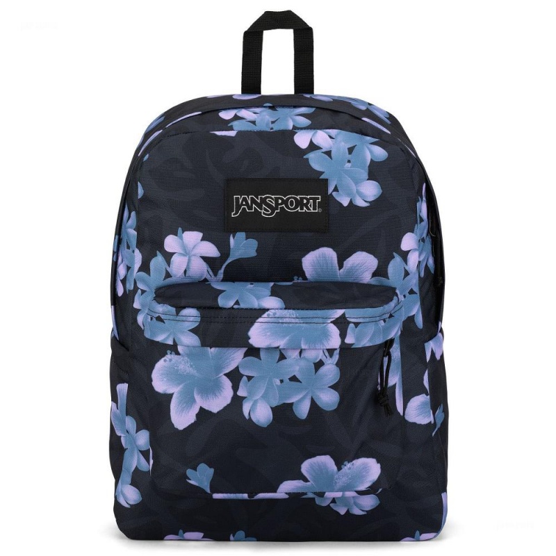 Jansport SuperBreak® Plus - Laptop Sırt Çantası Siyah Mavi | TR3107WY