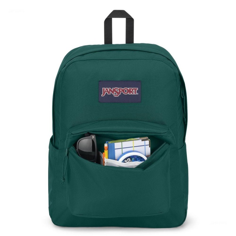 Jansport SuperBreak® Plus - Laptop Sırt Çantası Koyu Yeşil | TR3117KI