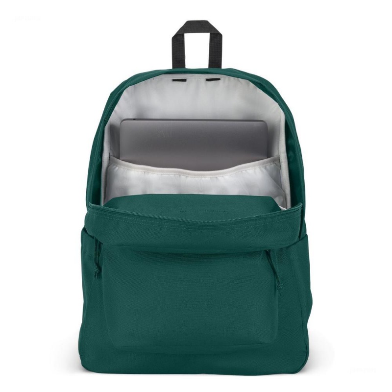 Jansport SuperBreak® Plus - Laptop Sırt Çantası Koyu Yeşil | TR3117KI